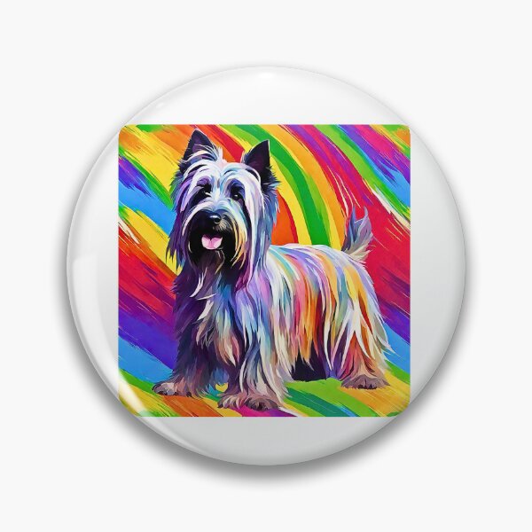 Item preview, Rainbow Skye Terrier Impressionism  designed and sold by Fredster1966.