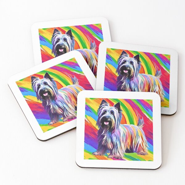 Item preview, Rainbow Skye Terrier Impressionism  designed and sold by Fredster1966.
