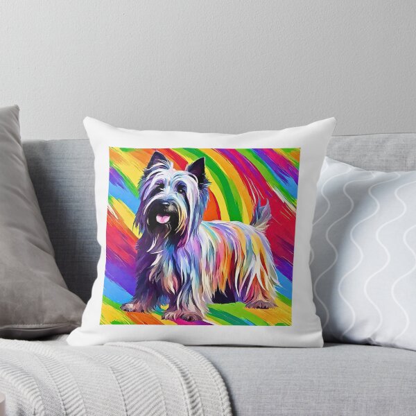 Item preview, Rainbow Skye Terrier Impressionism  designed and sold by Fredster1966.