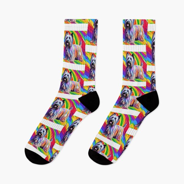 Item preview, Rainbow Skye Terrier Impressionism  designed and sold by Fredster1966.