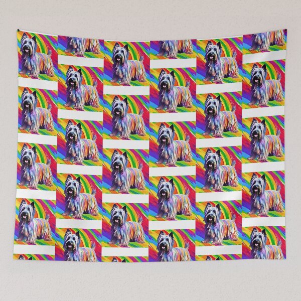 Item preview, Rainbow Skye Terrier Impressionism  designed and sold by Fredster1966.