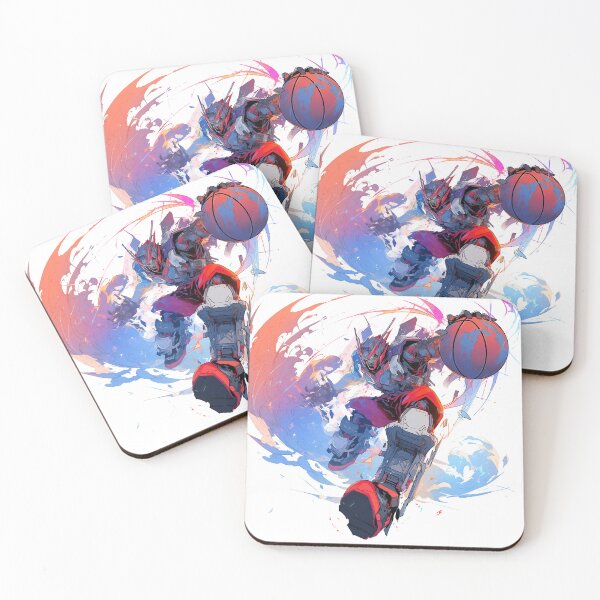 Item preview, Mecha regatea potentemente con una pelota de baloncesto designed and sold by Mecha Brave Studio.