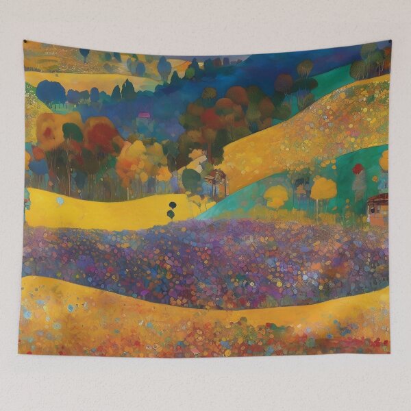 Item preview, Landscape Inspired By Gustav Klimt  designed and sold by Tamas Das.