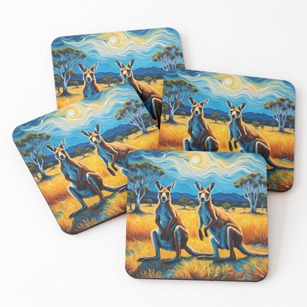 Item preview, Australian kangaroos designed and sold by JackFreestone.