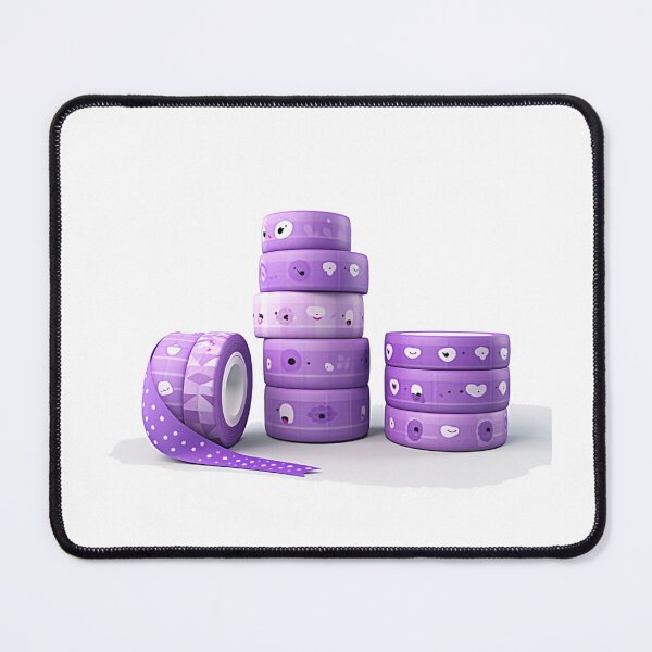 Item preview, rolls of purple tape   designed and sold by MilkyBerryShop.