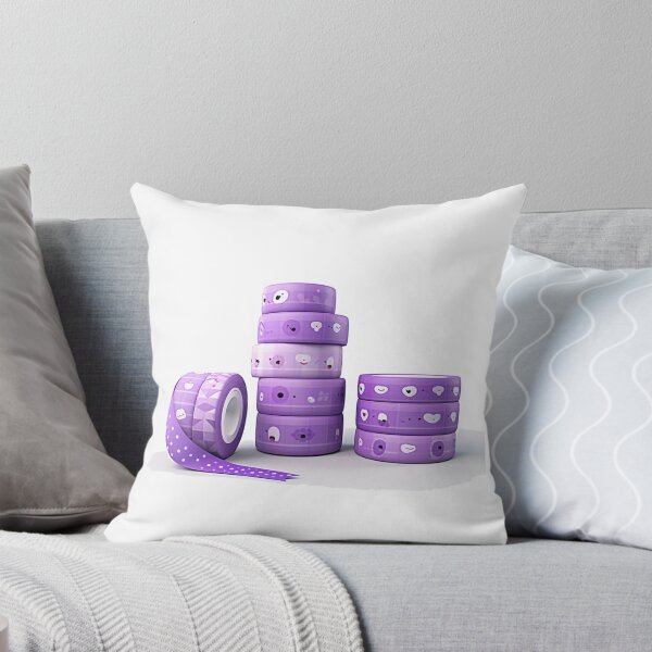 Item preview, rolls of purple tape   designed and sold by MilkyBerryShop.