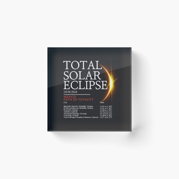 Item preview, Total Solar Eclipse Mexico designed and sold by HowToCanadian.