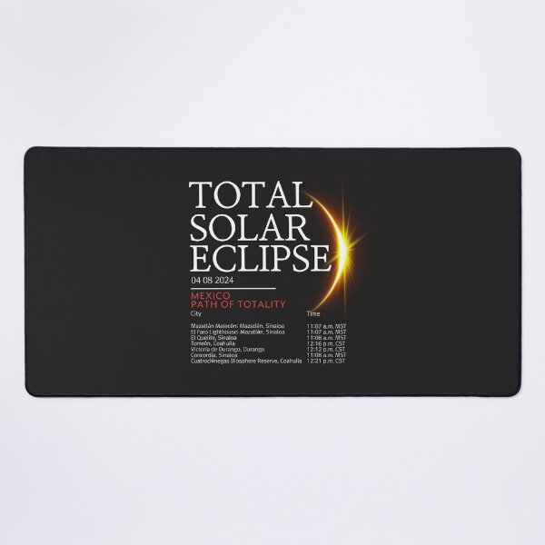 Item preview, Total Solar Eclipse Mexico designed and sold by HowToCanadian.