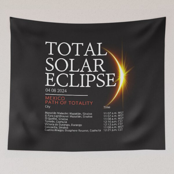 Item preview, Total Solar Eclipse Mexico designed and sold by HowToCanadian.