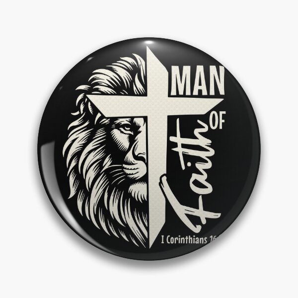 Item preview, Man of Faith (relief, ecru) designed and sold by Margival.