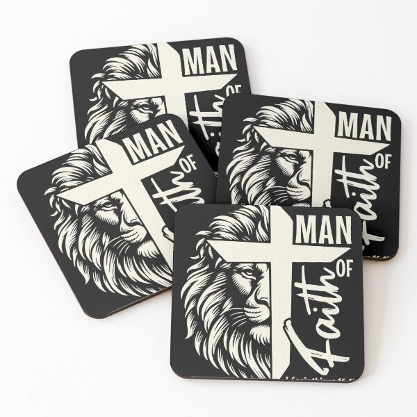 Item preview, Man of Faith (relief, ecru) designed and sold by Margival.
