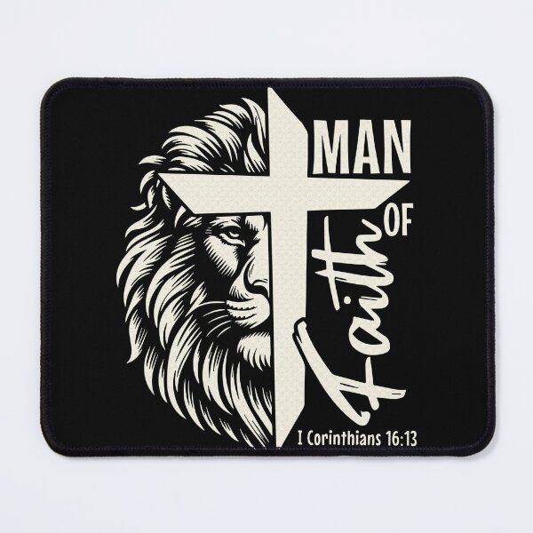 Item preview, Man of Faith (relief, ecru) designed and sold by Margival.