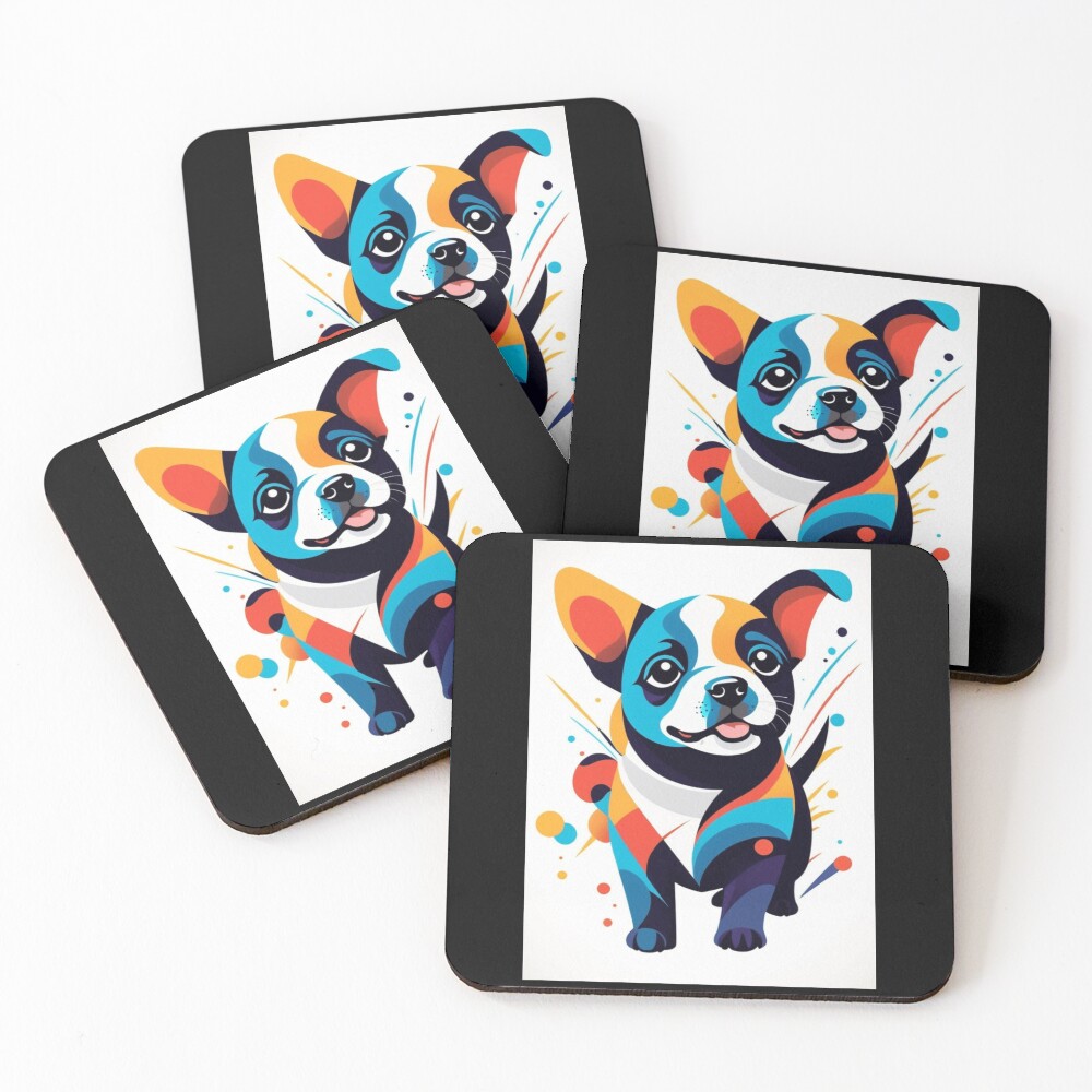 Item preview, Coasters (Set of 4) designed and sold by BubbleTextBox.