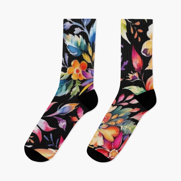 Item preview, Floral Pattern Bathed In A Medley Of Vibrant Hues Repeating  designed and sold by Uday24.
