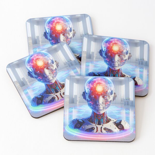 Item preview, AI robo science fiction girl  designed and sold by Bspaces.