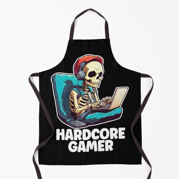 Item preview, Hardcore Gamer, Video Games, Skeleton With Headset, Gaming, Cool Gamers designed and sold by Porcupine Tees ⭐⭐⭐⭐⭐.