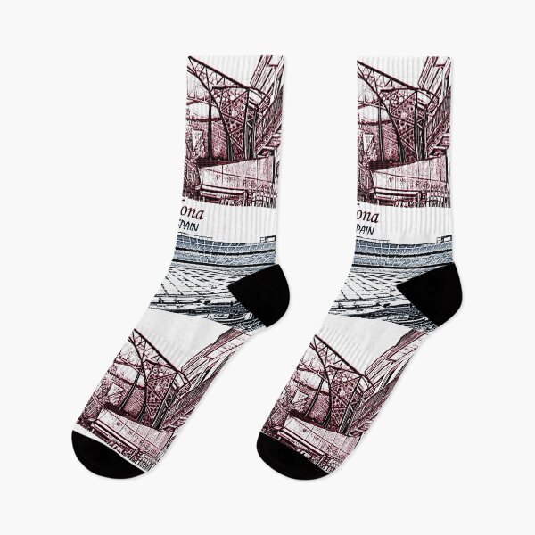 Item preview, Barcelona, Spain - Popular Market & Stadium designed and sold by leemcnut.