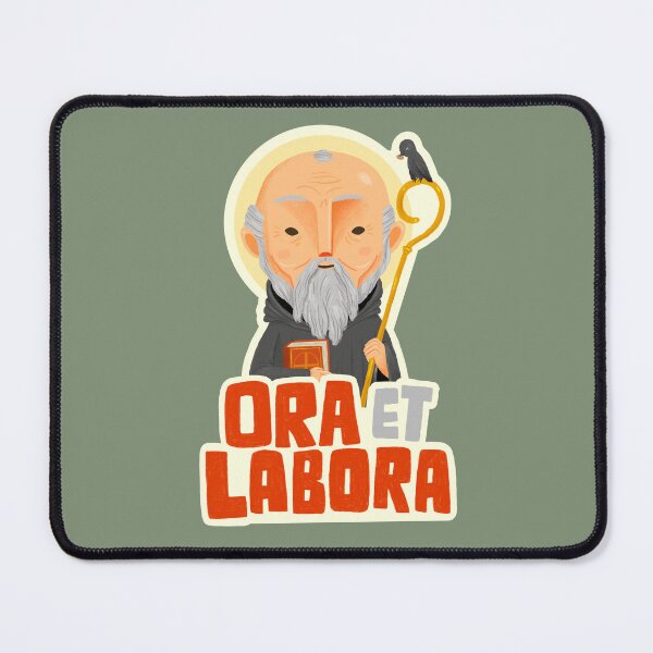 Item preview, St. Benedict Ora et Labora designed and sold by regsilvaart.