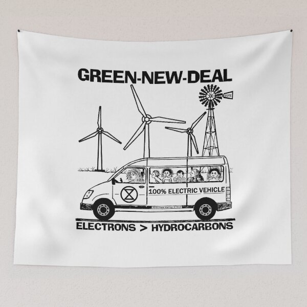 Item preview, GREEN-NEW-DEAL ~ ELECTRONS > HYDROCARBONS ~ WIND TURBINES ~ ELECTRIC VAN ~ (CNVA-35) designed and sold by RodeoMalibu.