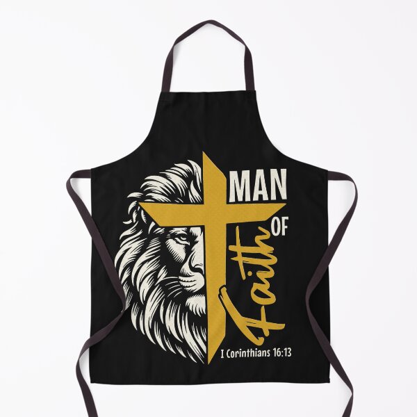 Item preview, Man of Faith (relief, ecru and gold) designed and sold by Margival.