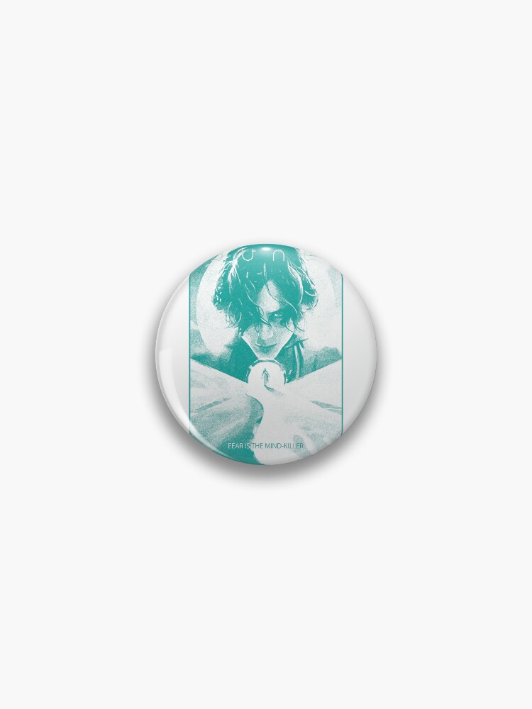 Thumbnail 1 of 3, Pin, Dune - Fear Is The Mind-Killer designed and sold by TomFrontierArt.