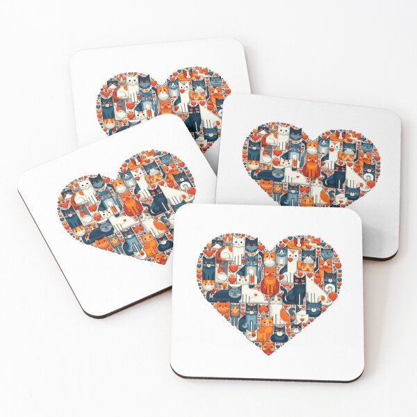Item preview,  cats, HEART designed and sold by Cabrasco.