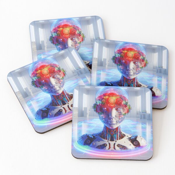 Item preview, Rose of AI robot science fiction girl  designed and sold by Bspaces.