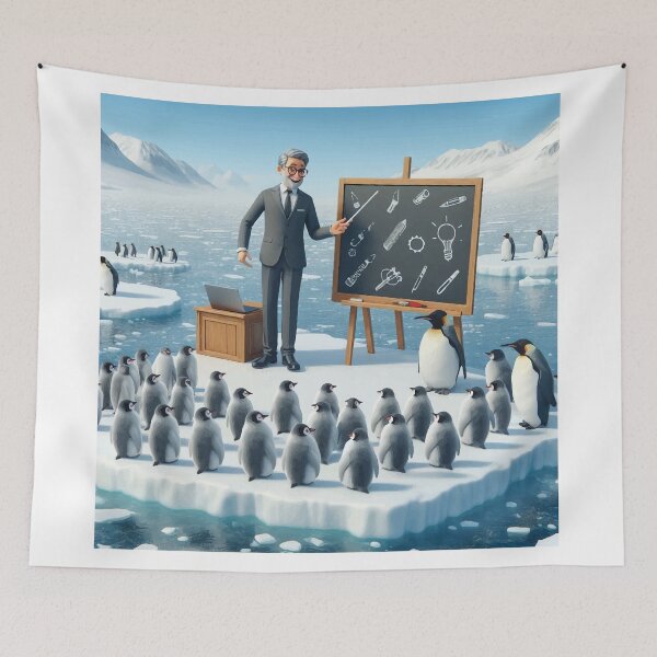 Item preview, Penguin School designed and sold by OCNau.
