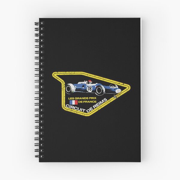Item preview, Reims circuit French Grand Prix - vintage distressed print designed and sold by retropetrol.