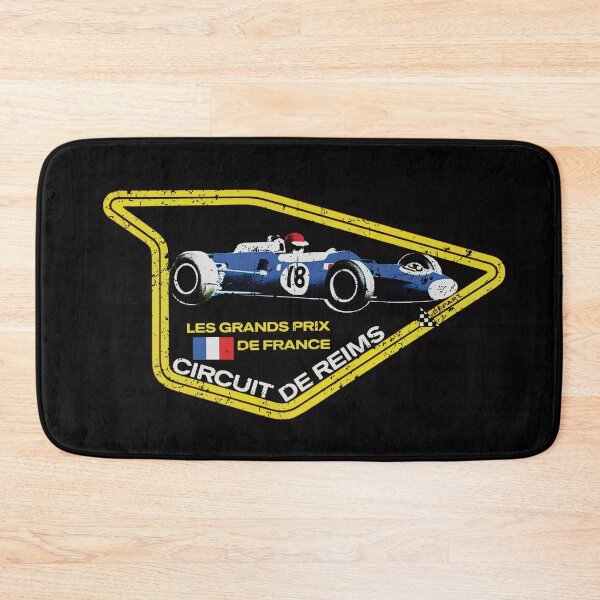 Item preview, Reims circuit French Grand Prix - vintage distressed print designed and sold by retropetrol.