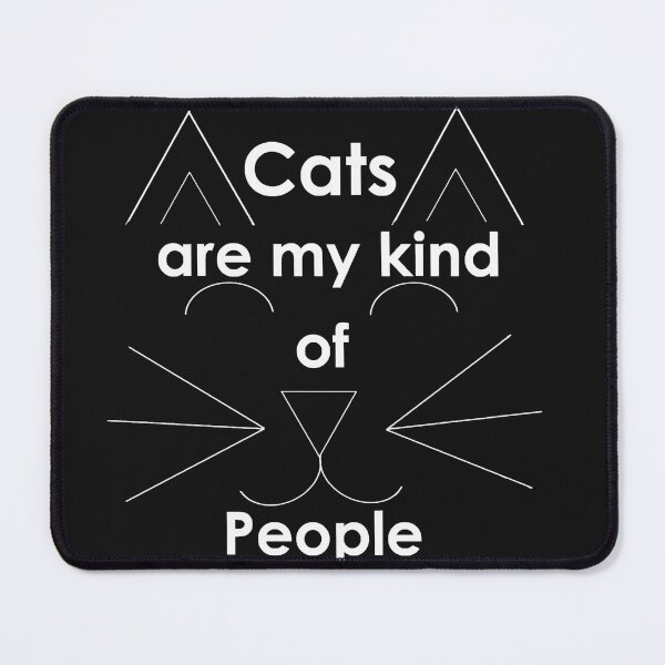 Item preview, Cats are my kind of people designed and sold by catninja86.