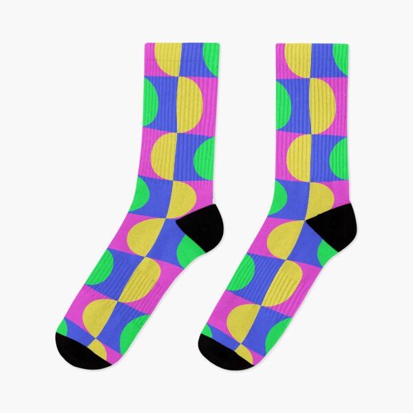 Item preview, bright colorful retro mid century pattern designed and sold by pauloneill-art.