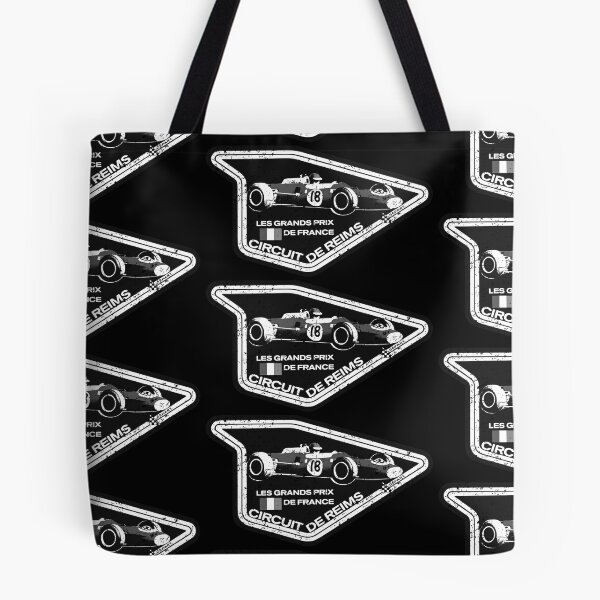 Item preview, Reims circuit French Grand Prix - vintage distressed white print designed and sold by retropetrol.