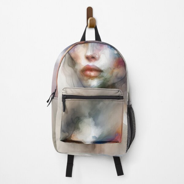 Item preview, Woman created with watercolors, featuring blurred and fluid effects designed and sold by AndreaMart.
