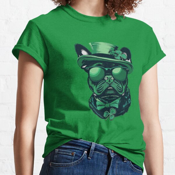 Item preview, Funny French Bulldog Leprechaun Hat St Patricks Day  designed and sold by Wild-Co.