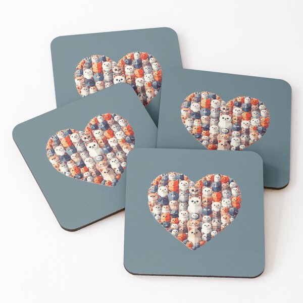 Item preview, more CATS, HEART designed and sold by Cabrasco.
