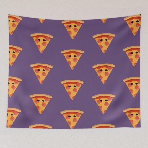 Item preview, A Slice of Pizza with a Smiling Face designed and sold by Maya Vt.