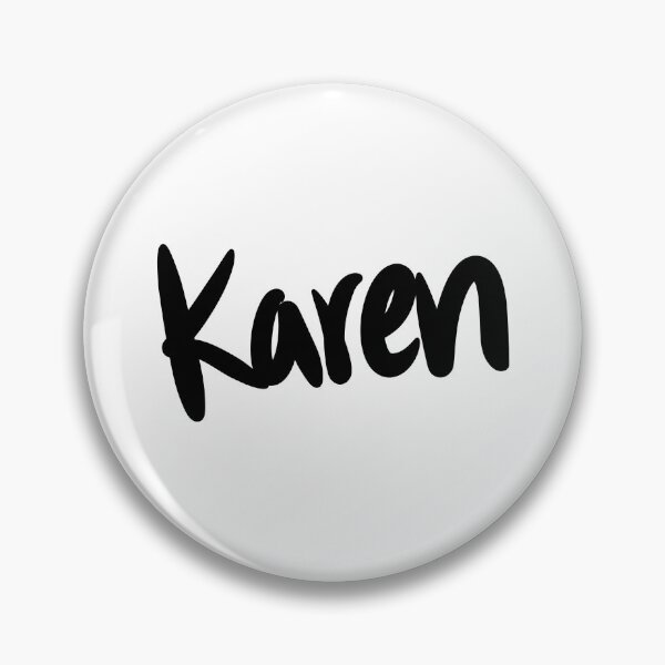 Item preview, Karen Name Handwriting Signature in Black Text designed and sold by Karen Ekdahl.