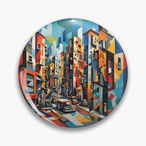 Item preview, Abstract cityscape designed and sold by Random Designs.