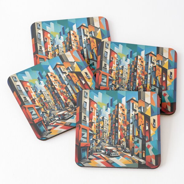Item preview, Abstract cityscape designed and sold by Random Designs.