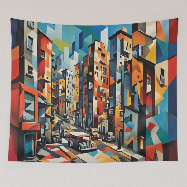 Item preview, Abstract cityscape designed and sold by Random Designs.