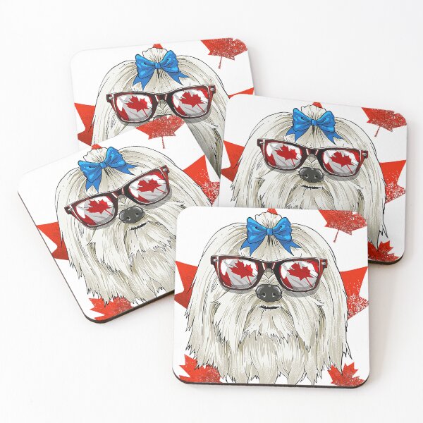 Item preview, Canadian Maltese Dog Maple Leaf Patriotic Canada Flag  designed and sold by LuisRRayas.