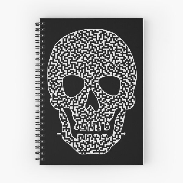 Item preview, Grinning White Skull Maze designed and sold by gorff.