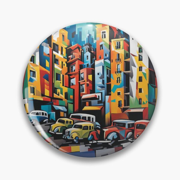 Item preview, Abstract cityscape print designed and sold by Random Designs.