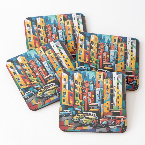 Item preview, Abstract cityscape print designed and sold by Random Designs.