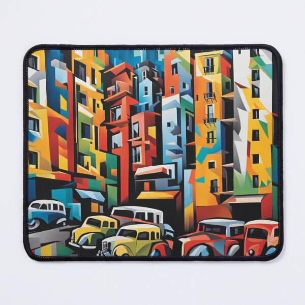 Item preview, Abstract cityscape print designed and sold by Random Designs.