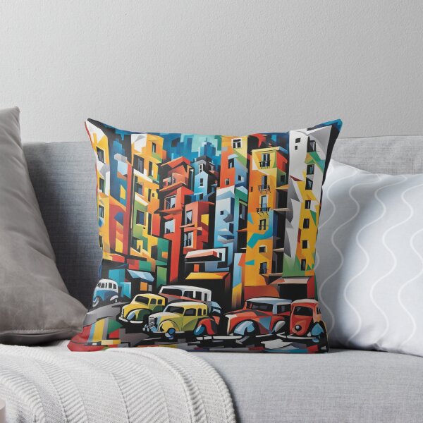 Item preview, Abstract cityscape print designed and sold by Random Designs.