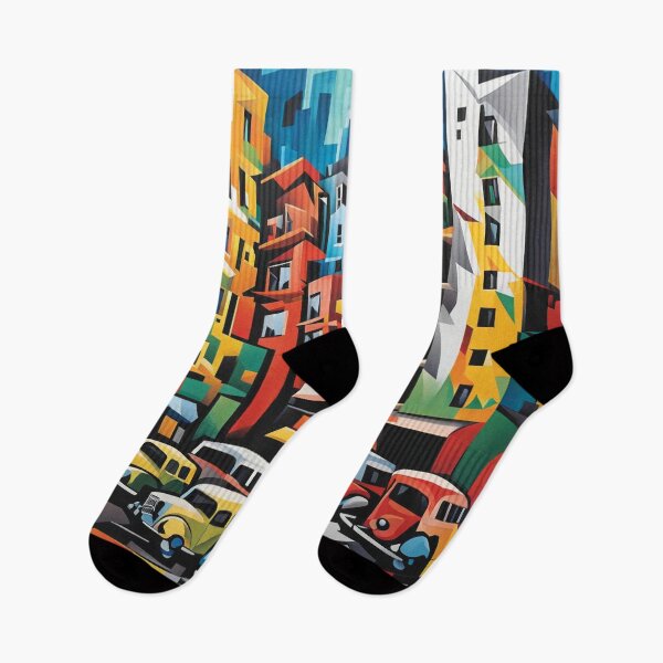 Item preview, Abstract cityscape print designed and sold by Random Designs.
