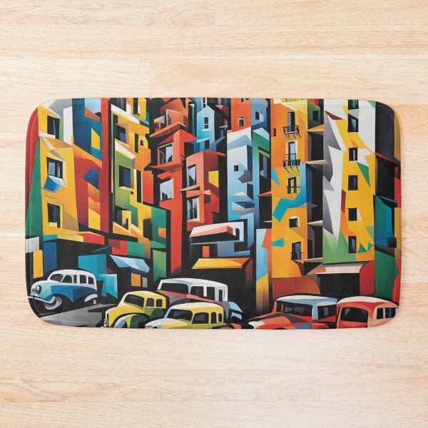 Item preview, Abstract cityscape print designed and sold by Random Designs.