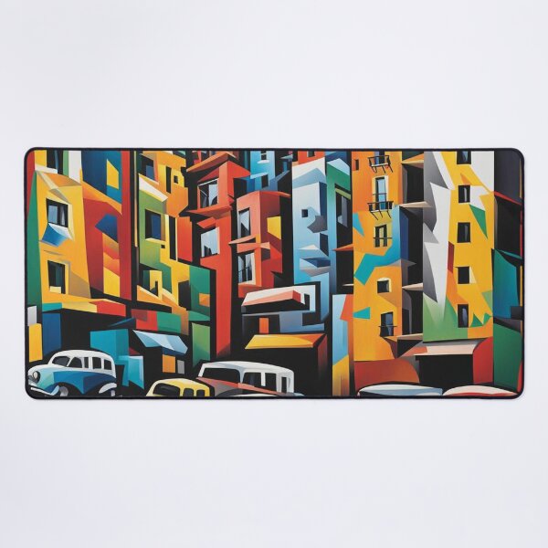 Item preview, Abstract cityscape print designed and sold by Random Designs.